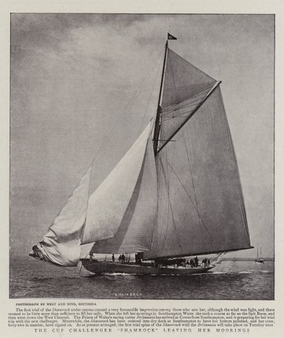 O trevo do desafiador da taça que deixa suas amarras de English Photographer