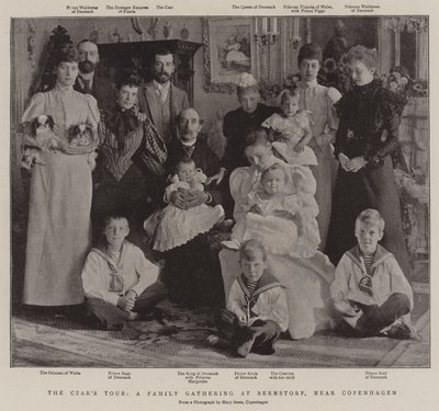 The Czars Tour, uma reunião da família em Bernstorf, perto de Copenhaga de English Photographer