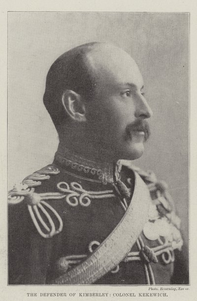 O defensor de Kimberley, coronel Kekewich de English Photographer