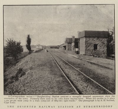 A estação ferroviária abandonada em Burghersdorp de English Photographer