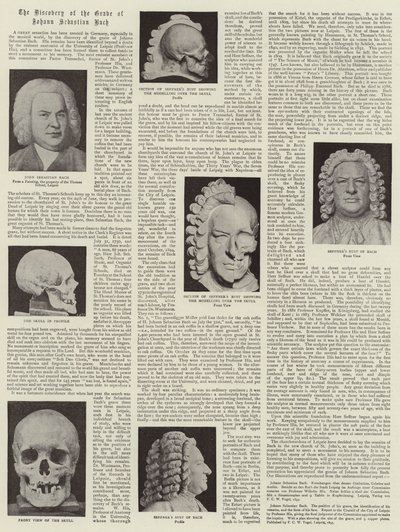 A descoberta do túmulo de Johann Sebastian Bach de English Photographer