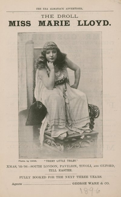 A Droll Miss Marie Lloyd de English Photographer