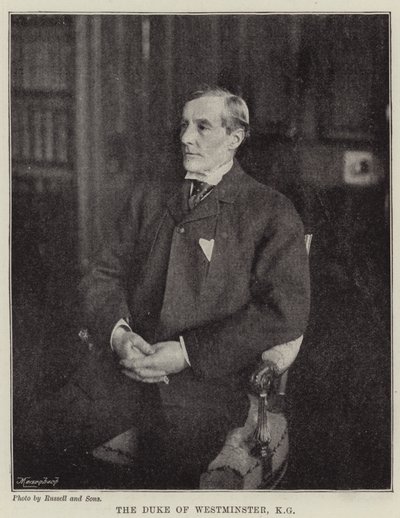 O duque de Westminster, KG de English Photographer