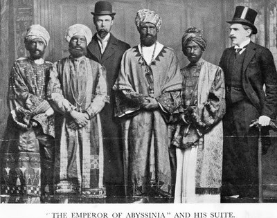 &39;O Imperador da Abissínia e sua Suite&39;, The Dreadnought Hoax, 7 de fevereiro de 1910 de English Photographer
