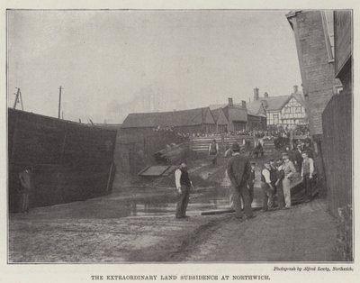 O subsídio extraordinário da terra em Northwich de English Photographer