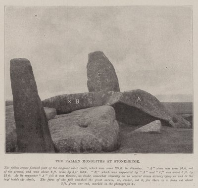 Os monólitos caídos em Stonehenge de English Photographer