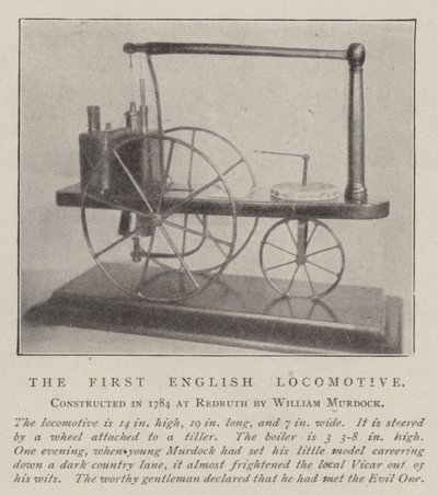 A primeira locomotiva inglesa de English Photographer