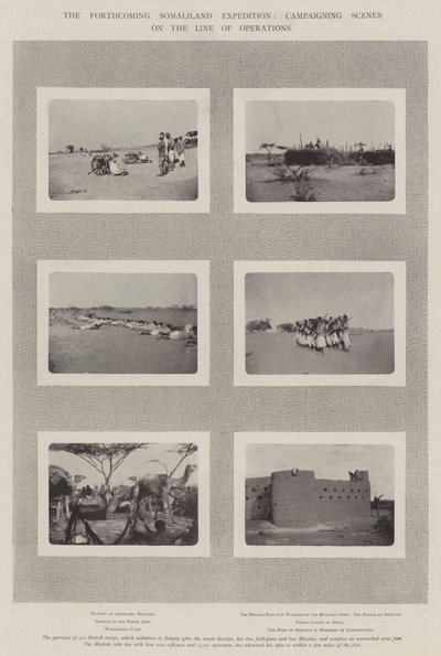 A próxima expedição da Somalilândia, campanhas de campanhas na linha de operações de English Photographer