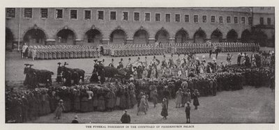 O funeral do falecido príncipe Alfred de Saxe-Coburg e Gotha de English Photographer