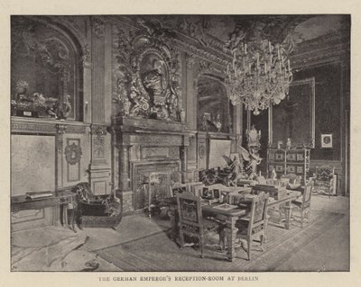 O quarto de recepção dos imperadores alemães em Berlim de English Photographer