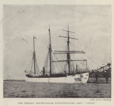 Navio Expedicionário Sul-Polar Alemão Gauss de English Photographer