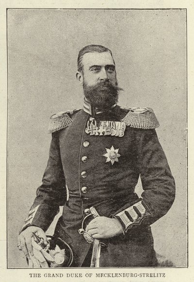 O grão-duque de Mecklenburg-Strelitz de English Photographer