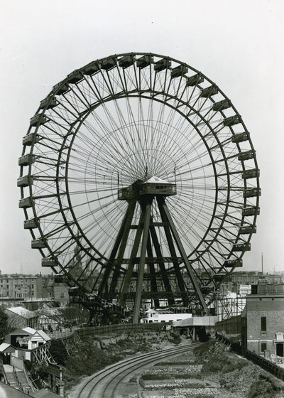 A grande roda em Earls Court, Londres de English Photographer
