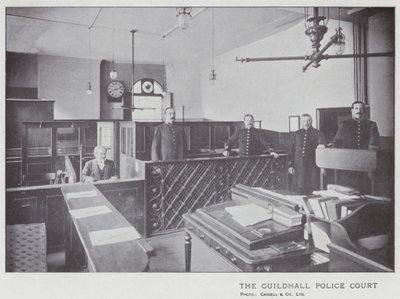 O Tribunal de Polícia de Guildhall de English Photographer