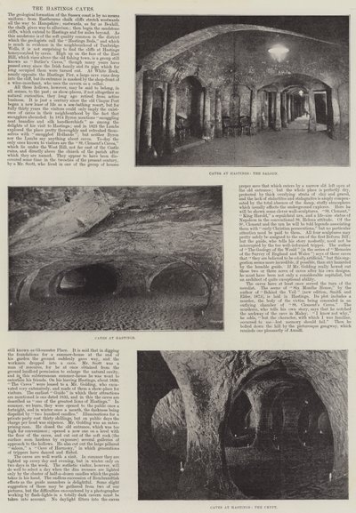 As cavernas de Hastings de English Photographer