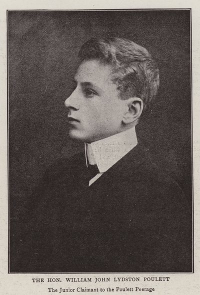 O honorável William John Lydston Poulett de English Photographer