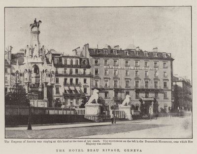O Hotel Beau Rivage, Genebra de English Photographer