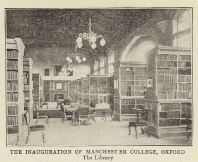Inauguração do Manchester College, Oxford de English Photographer