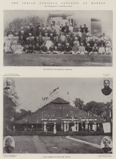 O Congresso Nacional Indiano em Madras de English Photographer