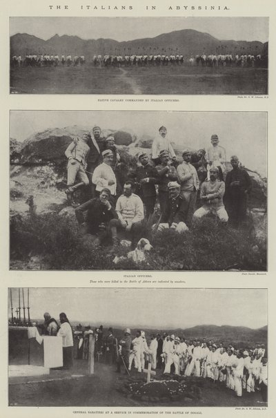 Os italianos na Abissínia de English Photographer
