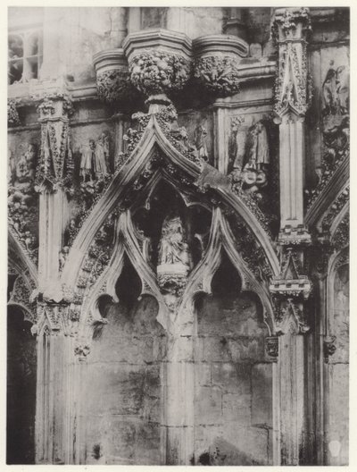A Capela da Senhora, a Catedral de Ely: Lado Norte, XVI (foto a p/b) de English Photographer