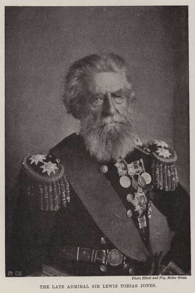 O falecido almirante Sir Lewis Tobias Jones de English Photographer