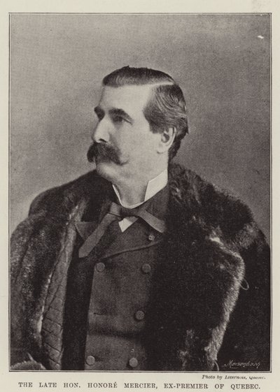 O Honorável Honore Mercier, Ex-Premier de Quebec de English Photographer