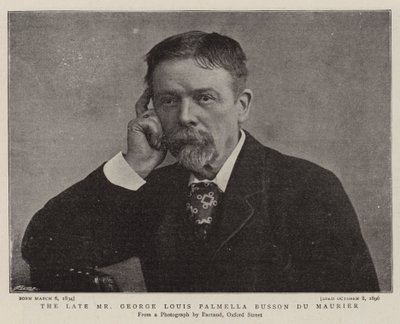 O falecido Sr. George Louis Palmella Busson Du Maurier de English Photographer