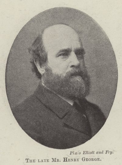 O falecido Sr. Henry George de English Photographer