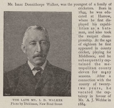 O falecido Sr. ID Walker de English Photographer