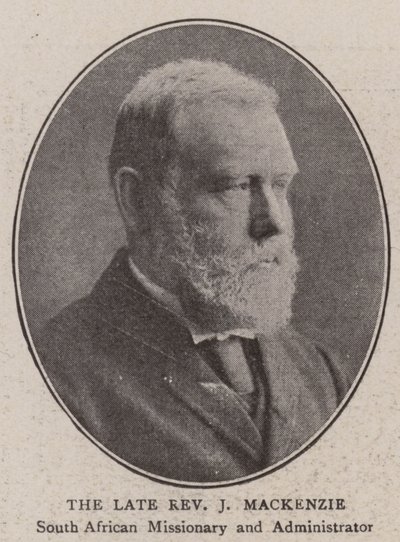 O reverendo J Mackenzie de English Photographer