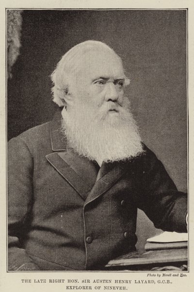 O Honrado Atrevido, Sir Austen Henry Layard, GCB, Explorador de Nínive de English Photographer