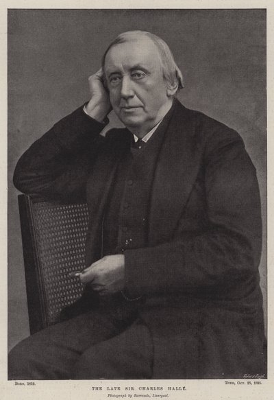 O falecido Sir Charles Halle de English Photographer