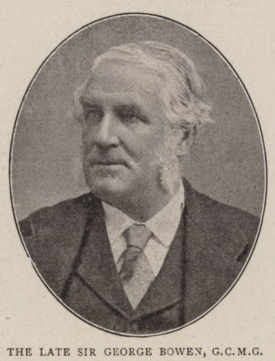 O falecido Sir George Bowen, GCMG de English Photographer