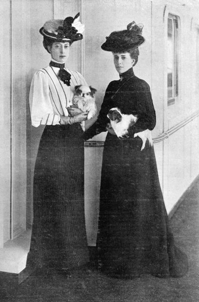 Os mais recentes retratos de Sua Majestade e da Princesa Victoria de Gales, capa do The Graphic, 27 de outubro de 1906 de English Photographer
