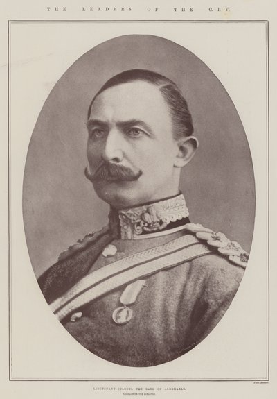 Os líderes do CIV, tenente-coronel o conde de Albemarle, comandando a infantaria de English Photographer