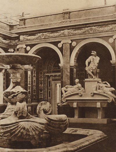 A loggia do tribunal italiano de English Photographer