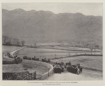 The Manchester Waterworks, abrindo a nova estrada Thirlmere de English Photographer