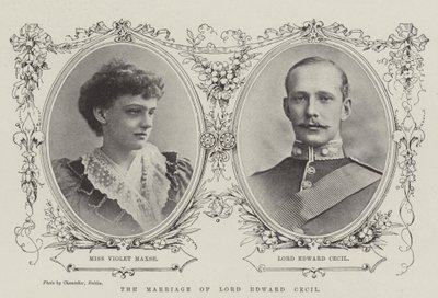 O casamento do senhor Edward Cecil de English Photographer