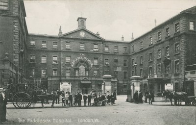 O Hospital Middlesex, Londres, 1910 de English Photographer