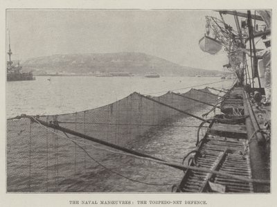As manobras navais, a defesa Torpedo-Net de English Photographer
