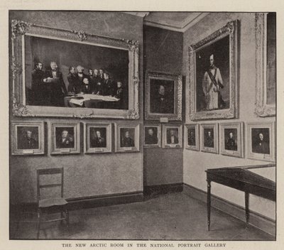 A nova sala do Ártico na National Portrait Gallery de English Photographer