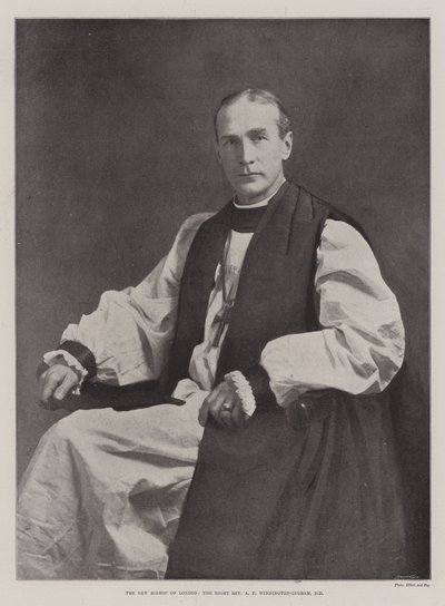 O Novo Bispo de Londres, o Reverendo da Direita AF Winnington-Ingram, DD de English Photographer
