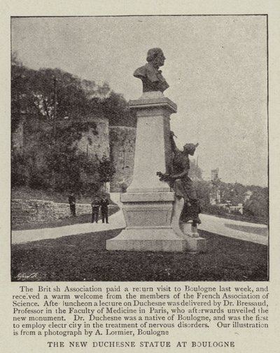 A nova estátua de Duchesne em Boulogne de English Photographer