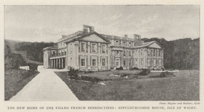 A Nova Casa dos Beneditinos Franceses Exilados, Appuldurcombe House, Ilha de Wight de English Photographer