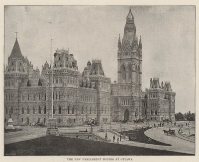 As novas casas do Parlamento em Ottawa de English Photographer
