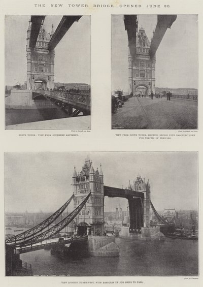 The New Tower Bridge, inaugurado em 30 de junho de English Photographer