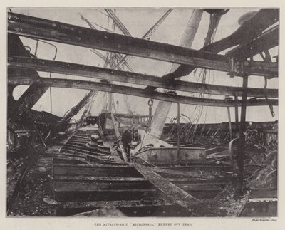 O Nitrate-Ship Micronesia, queimou o Deal de English Photographer