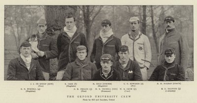 A equipe da Universidade de Oxford de English Photographer