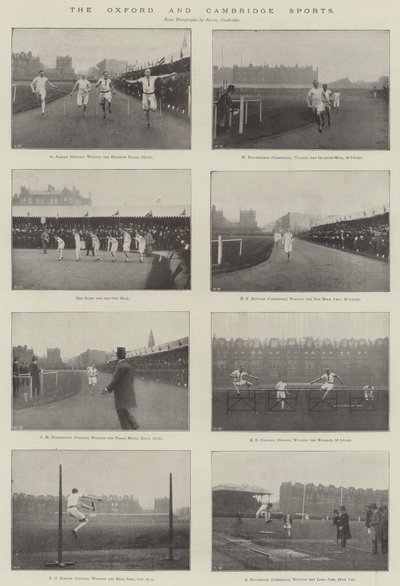 A Oxford e a Cambridge Sports de English Photographer